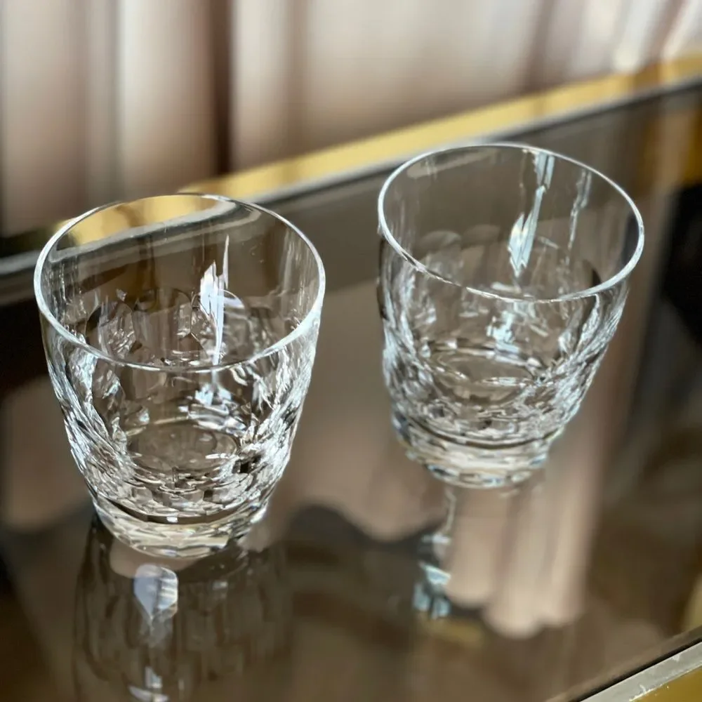 ♥️ Monique Lhuillier, Atelier Double Old Fashioned Glasses, pair Royal Doulton